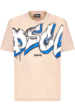 DISCLAIMER T-shirt manica corta con maxi stampa logo
