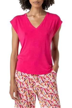 SURKANA T-shirt scollo a V in viscosa