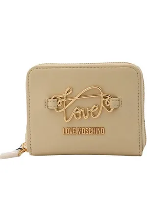 Moschino Love Moschino portafogli in ecopelle con placca logo