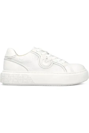 Pinko Sneakers Yoko in pelle con logo imprimè