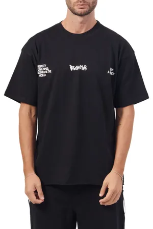DISCLAIMER T-shirt manica corta con stampe