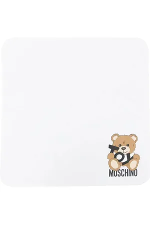 Moschino Copertina in cotone con stampa orsetto Toy