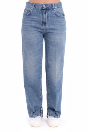 Pinko Jeans gamba larga Lovely Loose lavaggio medio
