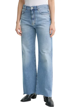Pinko Jeans Wanda a gamba larga lavaggio