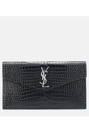 Saint Laurent Clutch Uptown in pelle stampata