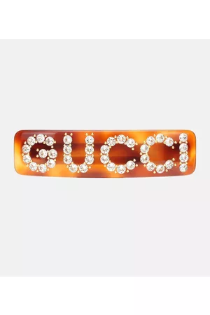Gucci Fermacapelli con strass