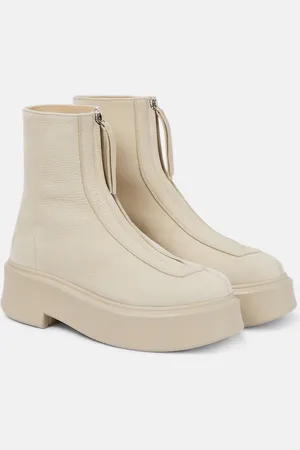 The Row Stivaletti Zipped 1 in pelle