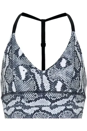 Adam Selman Sport Top sportivo a stampa pitone