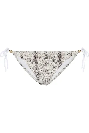 Heidi Klein Slip bikini Zambia a stampa serpente