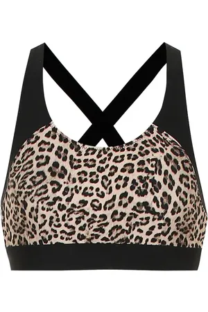 The Upside Top sportivo a stampa leopardo