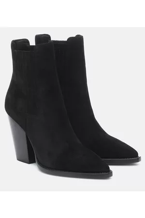 Saint Laurent Stivaletti Theo 95 in suede