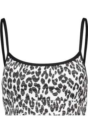 The Upside Top sportivo Natacha a stampa leopardata