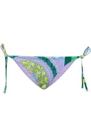 VERSACE Slip bikini a stampa Barocco Mosaic