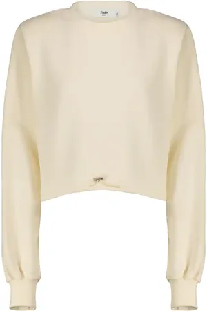 The Frankie Shop Felpa cropped in cotone