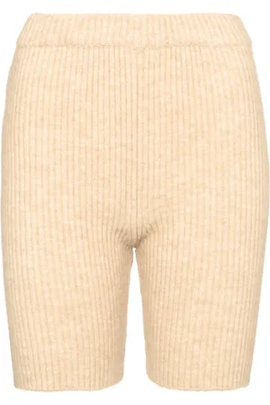 Nanushka Shorts Siu in misto lana e alpaca