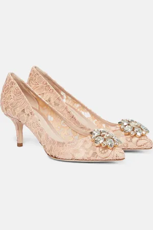 Dolce & Gabbana Pumps Bellucci in pizzo con cristalli