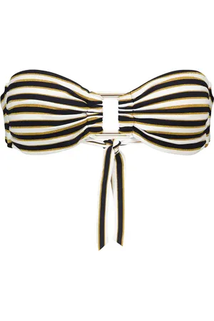 Melissa Odabash Top bikini Angola a righe