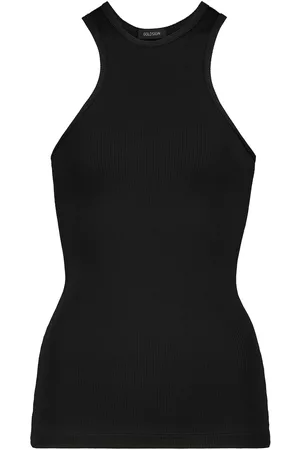 Goldsign Tank top a costine in maglia stretch