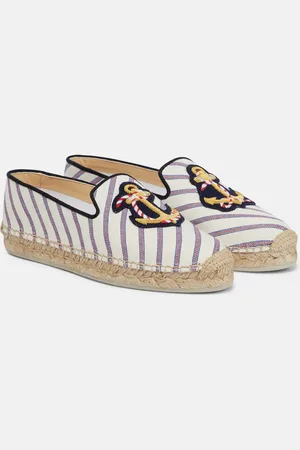 Christian Louboutin Espadrillas Loudmer in canvas a righe
