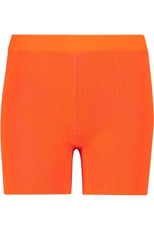 Jacquemus Shorts Arancia in maglia