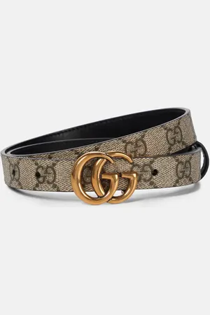 Gucci Cintura reversibile in tessuto GG Supreme e pelle