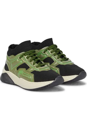 Stella McCartney Sneakers in maglia e similpelle
