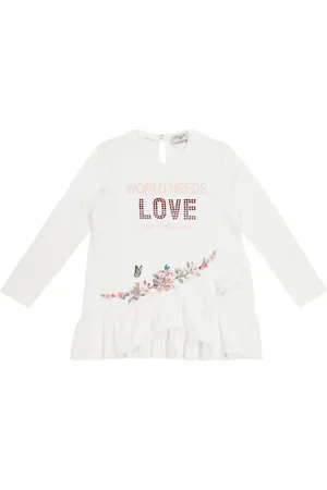 MONNALISA Top in cotone con stampa