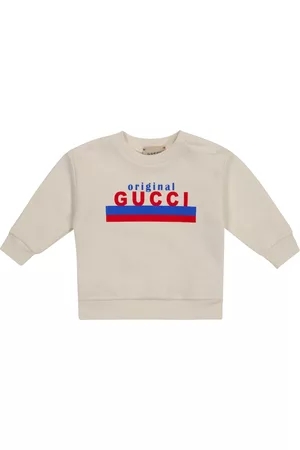 Gucci Baby - Felpa in cotone con logo