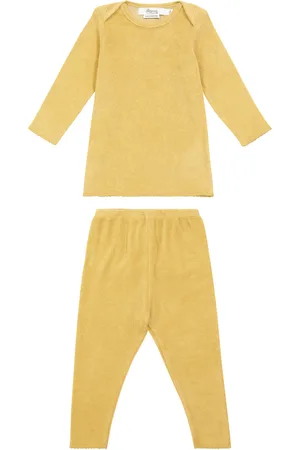 BONPOINT Baby - Top e pantaloni in spugna di cotone