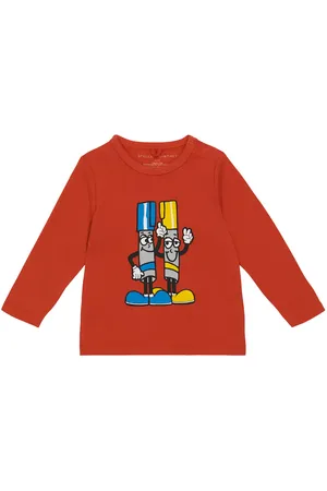 Stella McCartney Baby - Top in jersey di cotone con stampa
