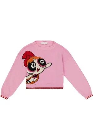 MONNALISA Pullover in lana con intarsio
