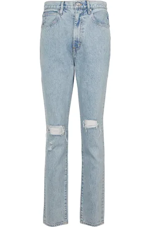 SLVRLAKE Jeans distressed Beatnik a vita alta