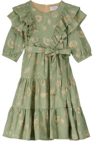 PAADE Abito in cotone con stampa floreale