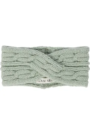 Louise Misha Fascia per capelli Paloma in misto lana a trecce