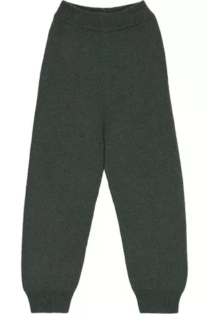 The Row Kids Pantaloni sportivi Louie in cashmere