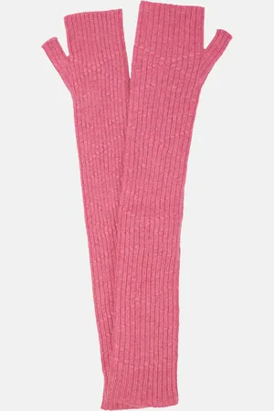Barrie Guanti Cross Ribs in cashmere