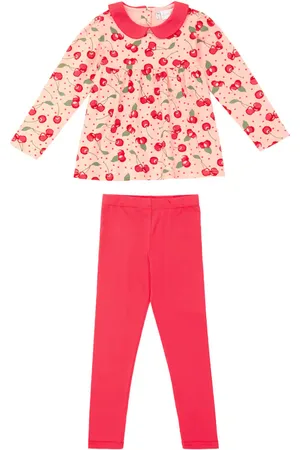 Rachel Riley Top e pantaloni in misto cotone con stampa