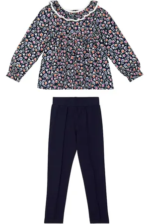Rachel Riley Top e pantaloni Winter Garden in cotone