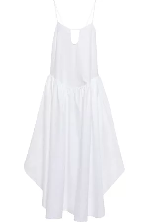 Khaite Abito lungo Norelle in twill di cotone