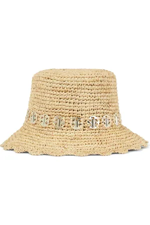 Paco rabanne Cappello da pescatore in rafia