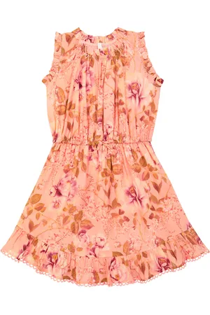 ZIMMERMANN Abito in cotone con stampa floreale