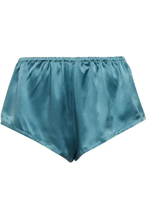 ASCENO Shorts Venice in raso di seta
