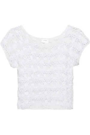 ANNA KOSTUROVA Top Bella in crochet di cotone