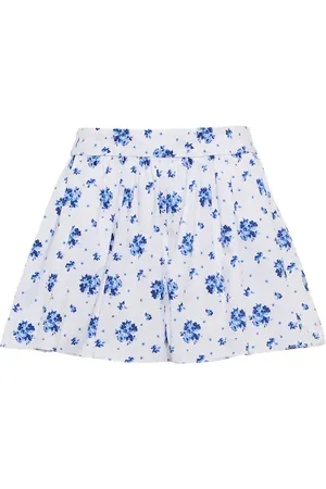Caroline Constas Shorts Teagen in misto cotone con stampa