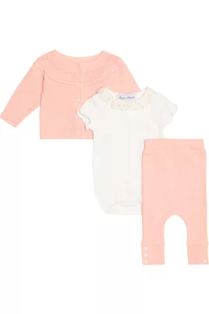 Tartine et Chocolat Baby - Body, cardigan e pantaloni in cotone