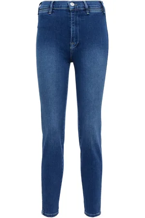 Frame Jeans slim Le Sylvie Crop a vita alta