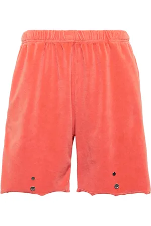 Les Tien Shorts Snap Front in velluto