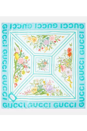 Gucci Foulard in seta con stampa