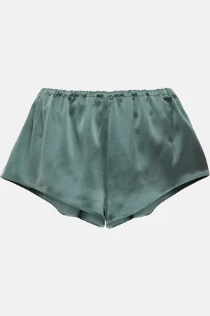 ASCENO Shorts Venice in raso di seta
