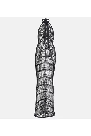 Balmain Donna Vestiti lunghi - Abito lungo in crochet